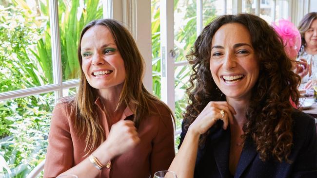 Aleks Allen and Lauren Portelli, Chiswick Woollahra on Melbourne Cup day. Picture: supplied