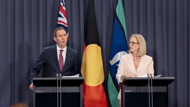 Mid-Year Economic and Fiscal Outlook with Treasurer Jim Chalmers and Finance Minister Katy Gallagher.