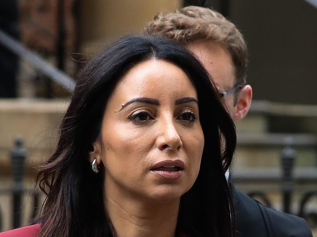 SYDNEY, AUSTRALIA : NewsWire Photos - FEBRUARY 03 30 2025;  Presenter and journalist Antoinette Lattouf arrives at the Federal Court in Sydney for her case against the ABC, she claims she was unlawfully dismissed from the national broadcaster after she shared a report alleging Israel was using starvation as a weapon in Gaza. Picture: NewsWire/ Gaye Gerard