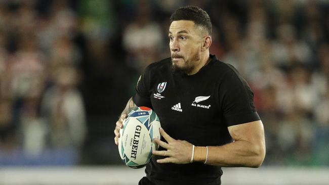 New Zealand’s Sonny Bill Williams runs during the Rugby World Cup semifinal.