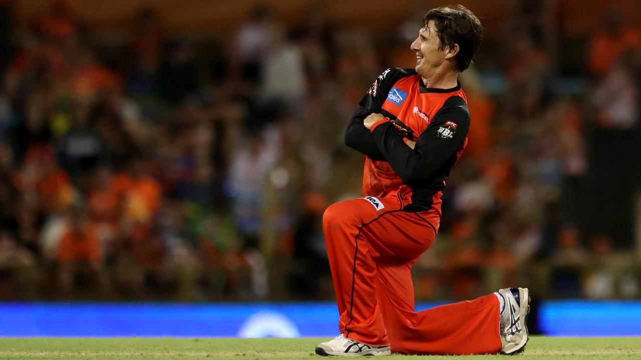 Brad Hogg was a Renegades fan favourite. Picture: AAP