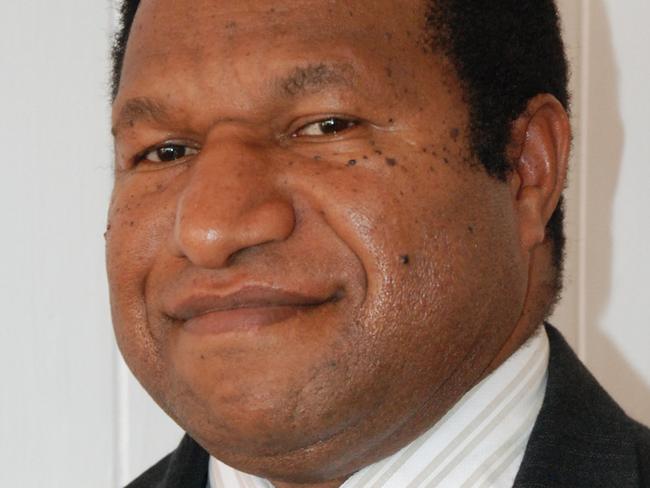 Minister for Petroleum and Energy William Duma at his office in PNG. Picture: Courier Png Post