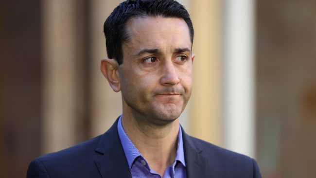 Leader of the Opposition David Crisafulli has called on the Premier to reveal the details around the Wellcamp quarantine centre deals. Picture: NCA / Liam Kidston