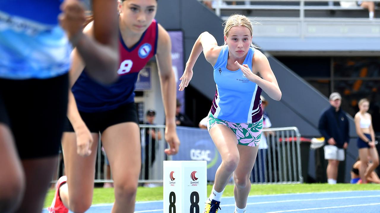 The Queensland All Schools track and field championships at QSAC. Saturday November 2, 2024. Picture, John Gass