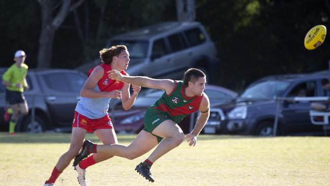 Contest in colts between Sandgate and Kedron Grange colts.(Image Sarah Marshall)