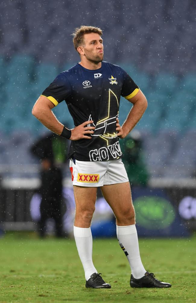 NRL 2023 RD05 Canterbury-Bankstown Bulldogs v North Queensland Cowboys – Brendan Elliot. Photo – NRL Photos