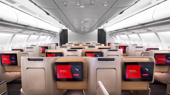 It’s possible to book a rewards seat in Qantas business class.