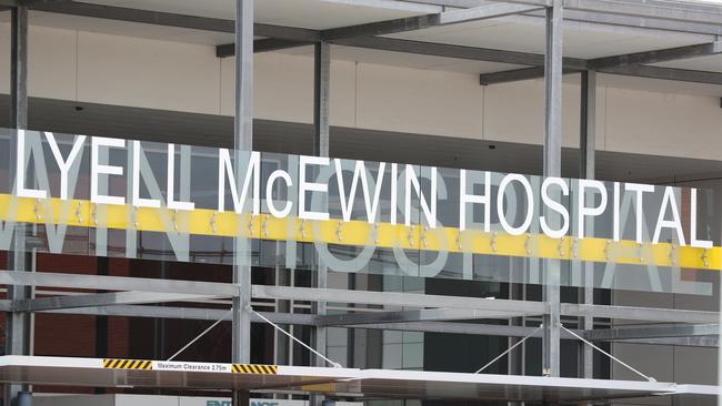 Lyell McEwin Hospital essential workers are going on strike. Picture: Tait Schmaal.