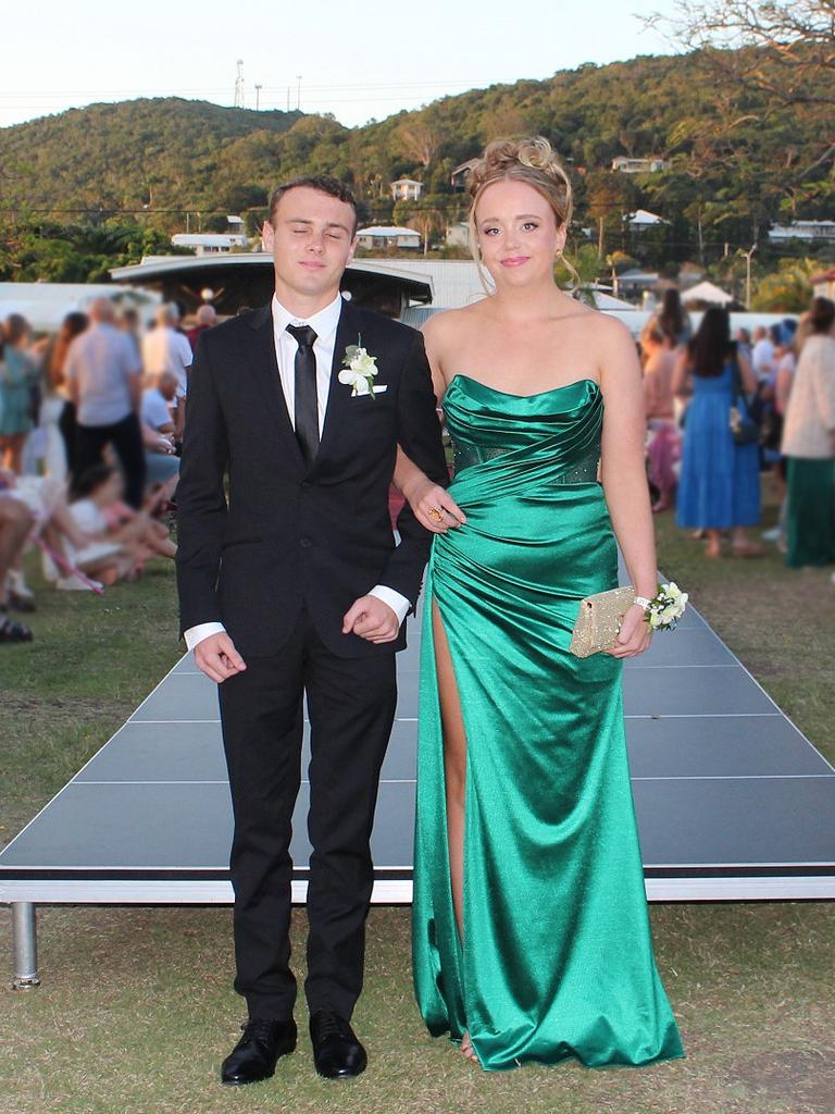 Isabella and Tyson at the St Ursula's College Formal.