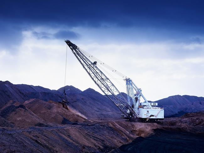 Operations at the Caval Ridge coking coal mine in Queensland, owned by the BHP Mitsubishi Alliance (BMA). Picture supplied by BHP