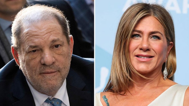 Harvey Weinstein, left, wrote Jennifer Aniston 'should be killed' after reading a story saying she accused him of sexual assault — despite the fact she never did. Pictures: AFP