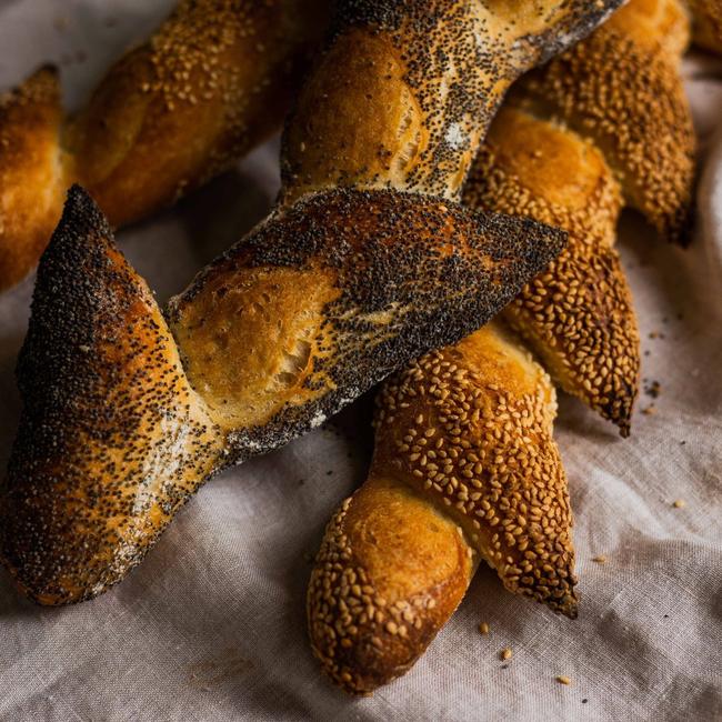 Sesame seed fancy baguette from Crust &amp; Co. Picture: Crust &amp; Co