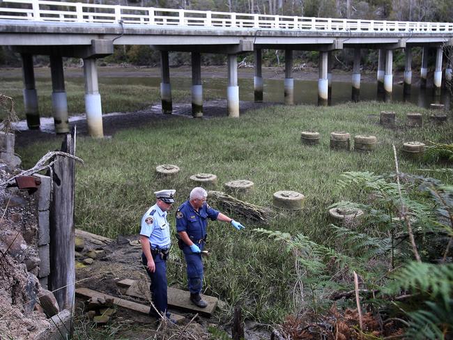 The crime scene of John Douglas Wilson‘s murder in Tasmania in 2009, where Robert Joseph Keene was later convicted of manslaughter. Picture: Chris Kidd