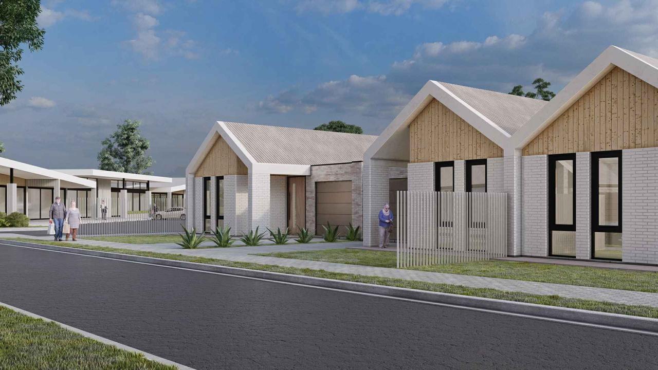 Artist impression for a proposed retirement village with childcare and medical centre at Kadina. Picture: APDS