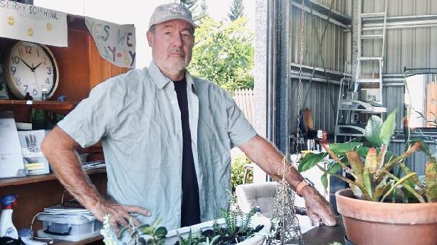 Bowen local and owner of The Blue Elephant Second Hand store Peter Maddison. Picture: Contributed