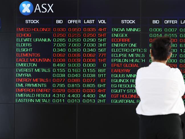 7/2/25: The Australian stock exchange in Sydney. John Feder/The Australian.