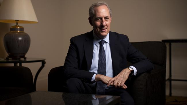 Mastercard president of strategic growth Michael Froman in Canberra on Tuesday Picture: Sean Davey