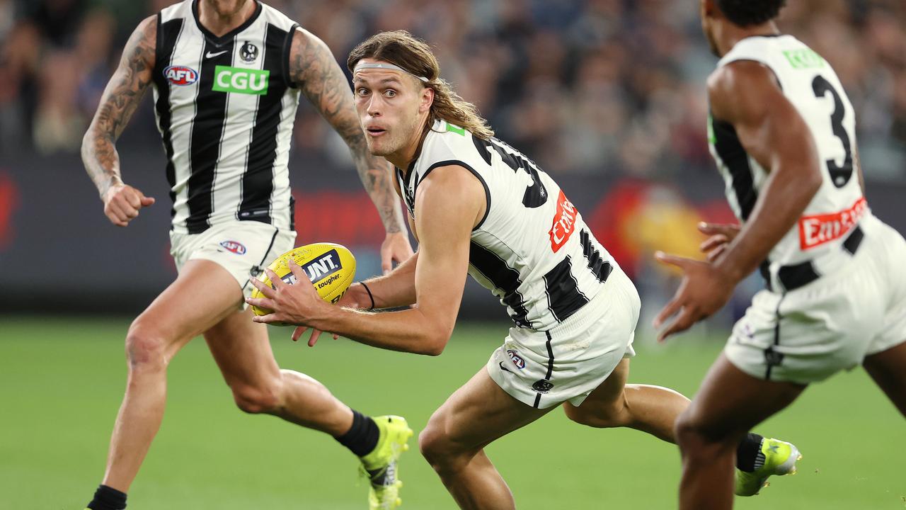 Collingwood star Darcy Moore has inked a new six-year deal with the club. Picture: Michael Klein