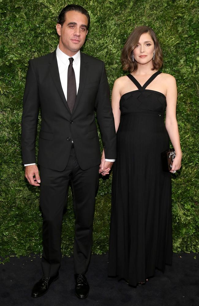 Actors Bobby Cannavale and Rose Byrne in New York City in November. Picture: Neilson Barnard/Getty Images