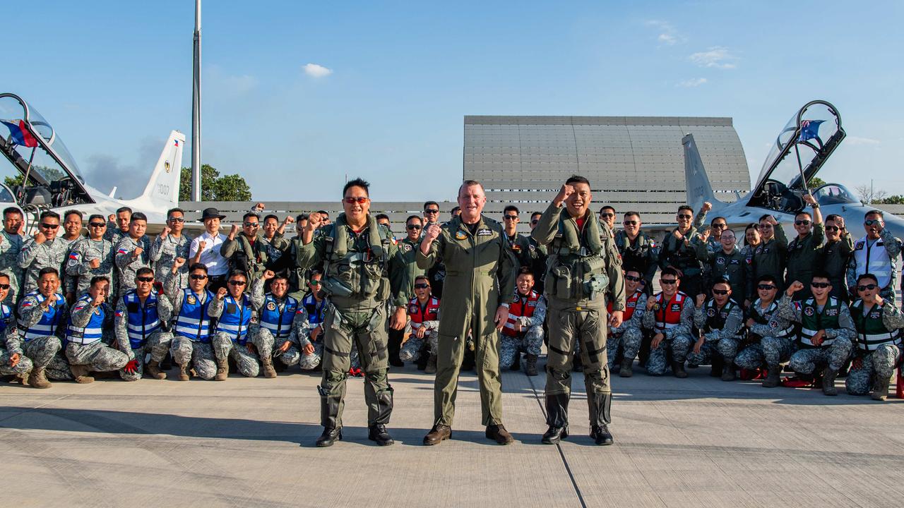 Historic first as Filipino fighter pilots touch down in Darwin