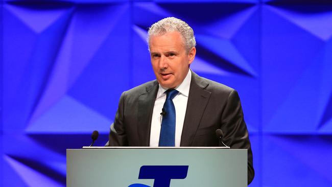 Telstra CEO Andrew Penn. (Pic: Aaron Francis/The Australian)