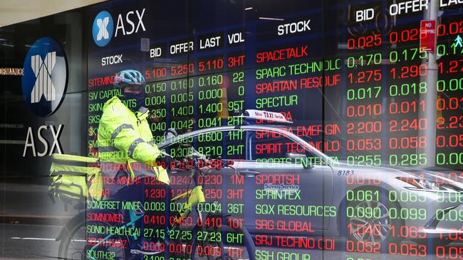 SYDNEY, AUSTRALIA : NewsWire Photos - SEPTEMBER 30 2024 ; A general view of the digital boards at the ASX in Sydney. Picture: NewsWire / Gaye Gerard