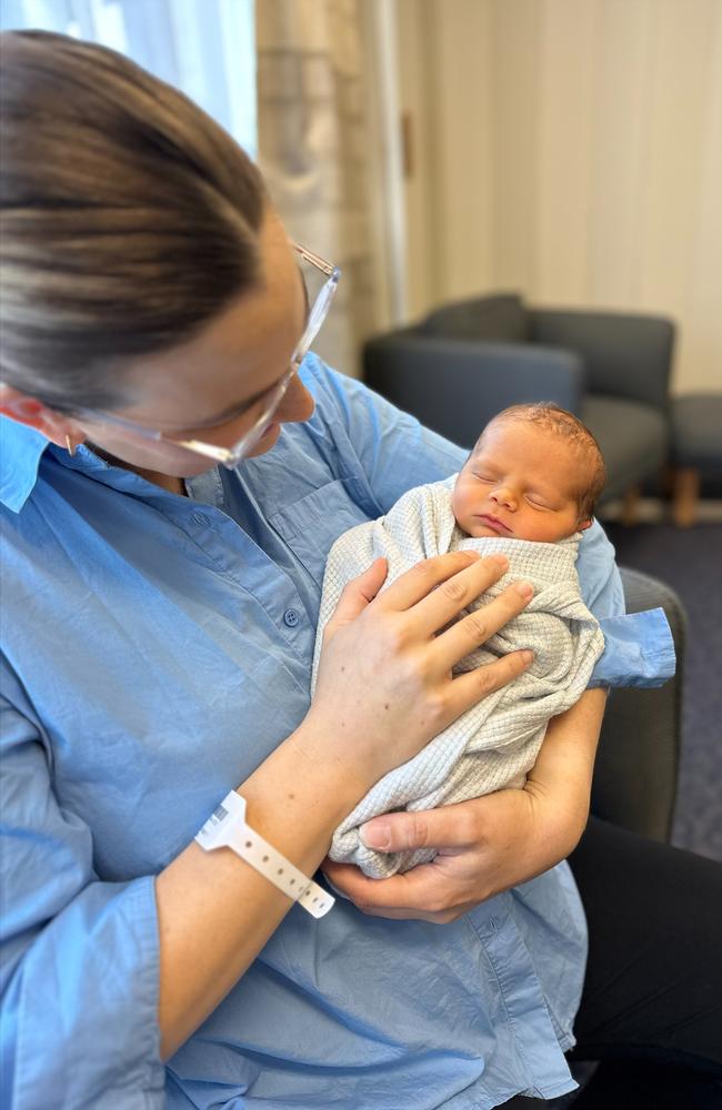 Henry was born at a healthy 2.9kg and via C-section. Picture: Supplied