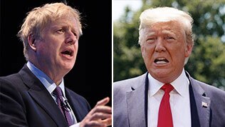 Boris johnson and donald trump