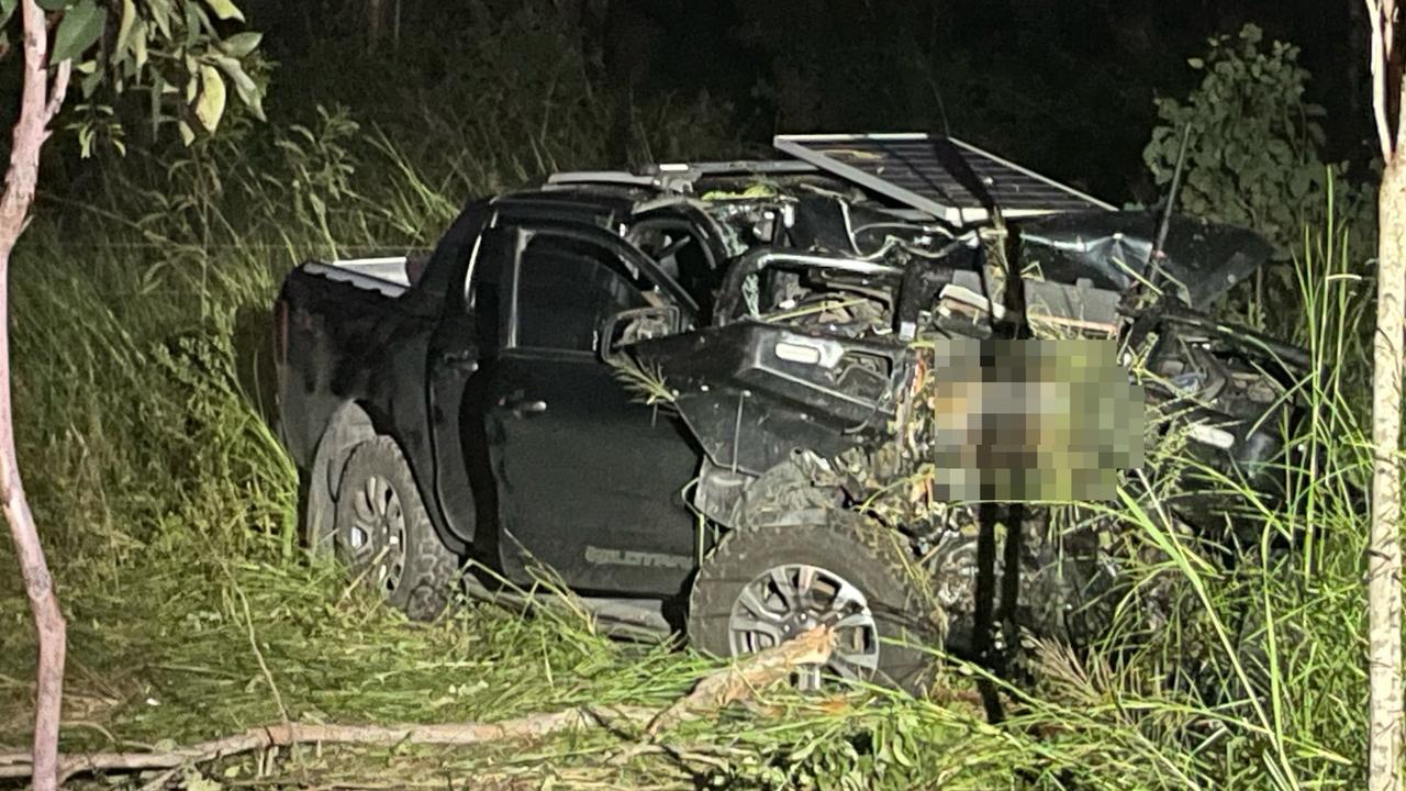 Mackay emergency crews were called to a serious crash on the Peak Downs Highway near Epsom on April 7, 2024. Picture: Estelle Sanchez