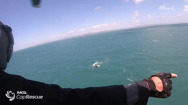 Boat sinks near Great Keppel Island