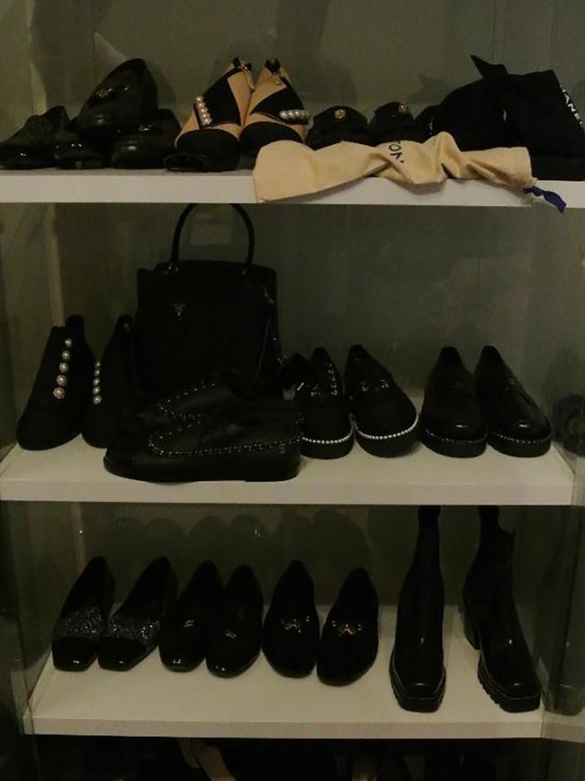 Officers also allegedly seized 15 pairs of high-end women’s shoes including brands such as Gucci and Louis Vuitton.