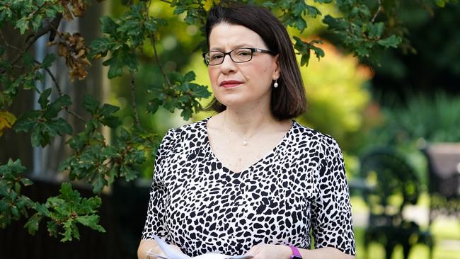 Former Victorian Minister for Health Jenny Mikakos has urged the board to disregard Premier Andrews’ evidence about private security. Picture: AAP/Scott Barbour