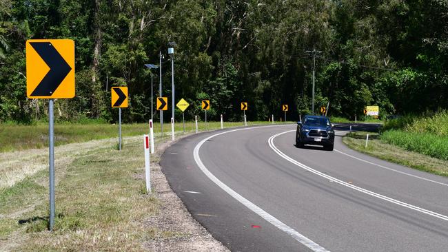 The northern side of the notorious accident- and flood-prone Gairloch S-bends on the Bruce Highway between Ingham and Cardwell. Picture: Cameron Bates