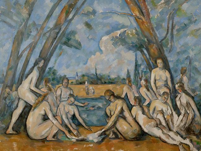 Detail from The Large Bathers by Paul Cézanne.