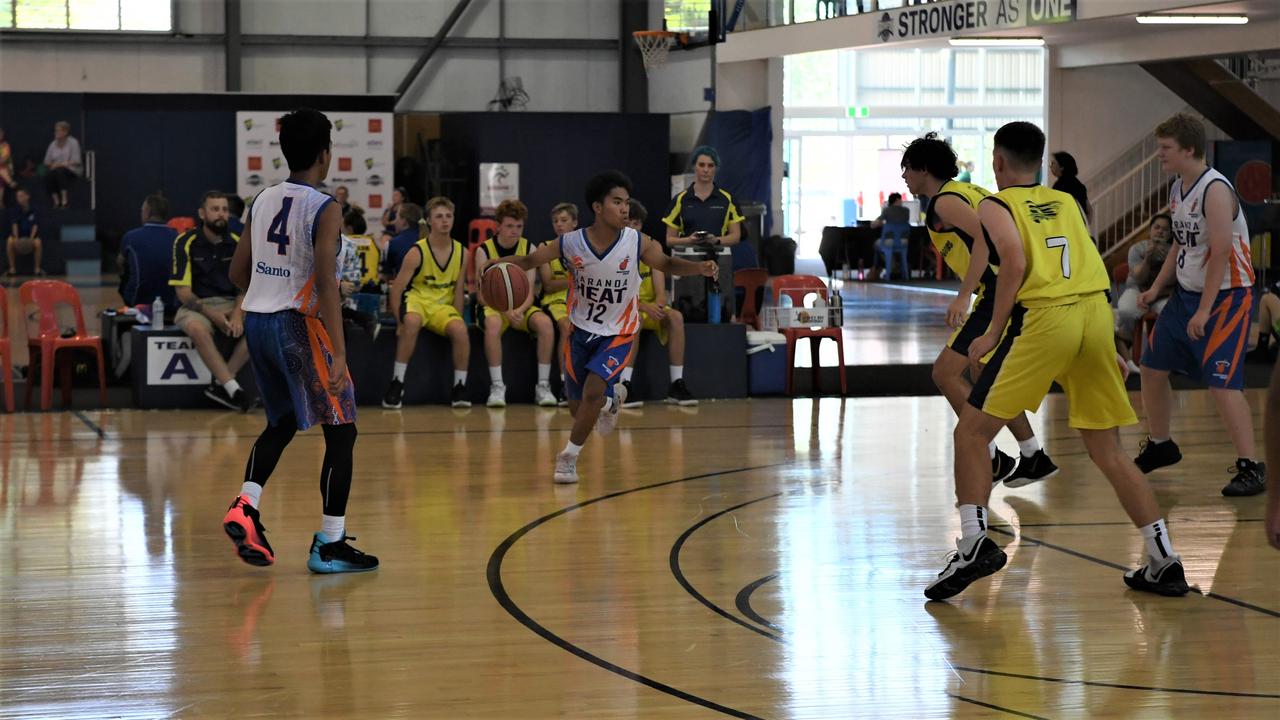 U18 Boys 2 Hervey Bay Hurricanes vs Maranoa Heat in the CQJBC at Hegvold Stadium on Sunday.