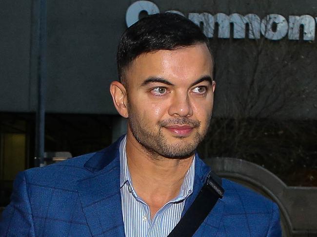 SYDNEY, AUSTRALIA - NewsWire Photos - May 17 2022:  Musician Guy Sebastian leaves the Downing Centre District Court in Sydney. Picture NCA Newswire/ Gaye Gerard