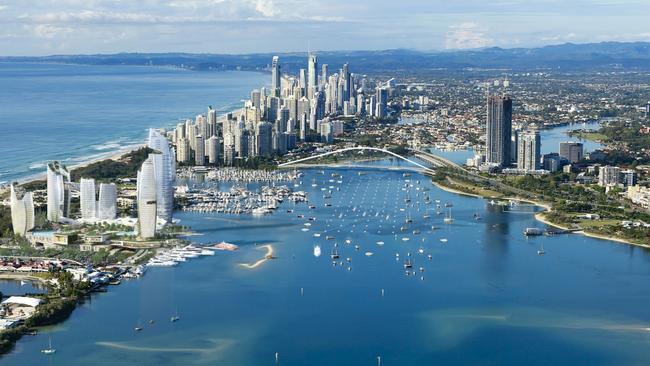 Artist Impression of the Jubilee Bridge with the integrated resort.