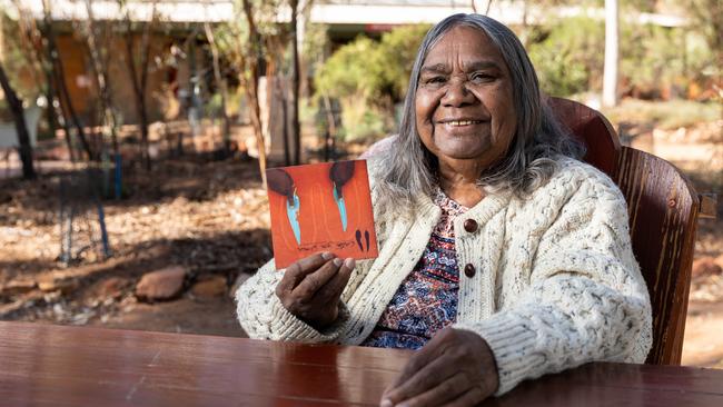 Kathleen Wallace with the DVD ‘Listen you Women – Your breasts are precious’. Photo: EMMA MURRAY