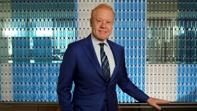 Anthony Pratt at the Visy office in Melbourne. Picture: Stuart McEvoy.