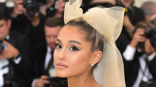 Ariana Grande attends the Heavenly Bodies: Fashion &amp; The Catholic Imagination Costume Institute Gala at The Metropolitan Museum of Art. Picture: Getty