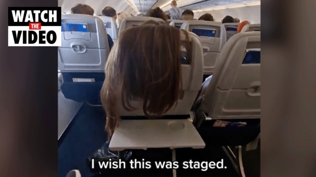 Passenger slammed for appalling 'health hazard' on airplane