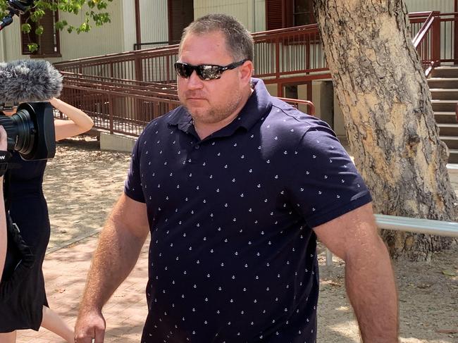 The Broome Magistrates Court heard that Matej Radelic, 46, tied the hands of the children — aged six, seven, and eight — after discovering them swimming in his pool on March 5.