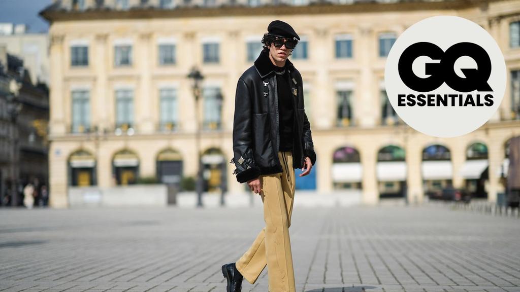 Leather jacket street style hot sale