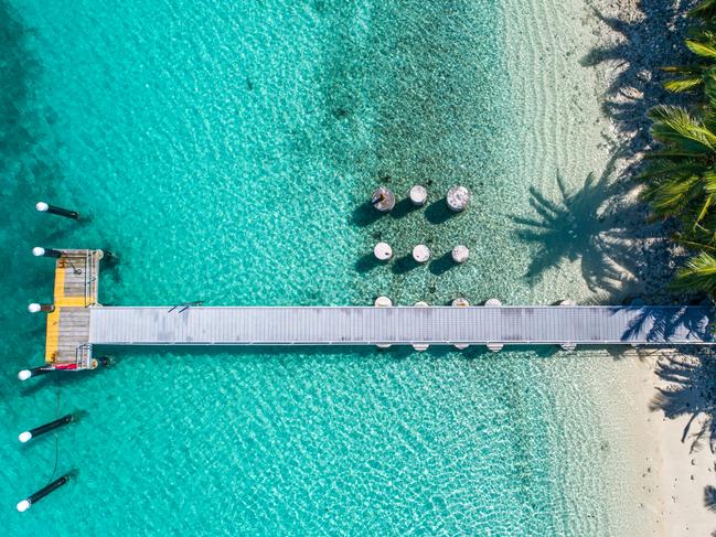 Jetty on Direction Island, Cocos Keeling Islands.Escape - 96 Hours in Cocos IslandsPhoto : supplied