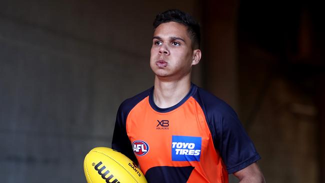 Ian Hill has scored consecutive 60s in his opening two games for GWS. Picture: Cameron Spencer/Getty Images.