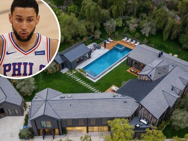 Ben Simmons has bought a new home in LA's Hidden Hills. Picture: Christopher Amitrano / CS8 Photo and Nobel Design/ nobel.la