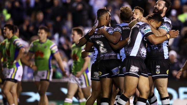 Friday’s win was the most hollow in Sharks history. Photo by Mark Kolbe/Getty Images.