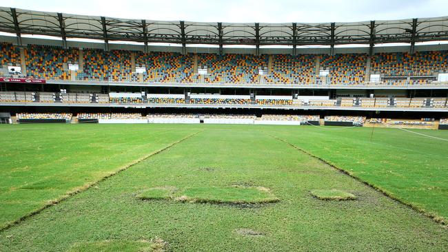 The AFLW grand final will be moved to Metricon Stadium on the Gold Coast because The Gabba will not be ready. Picture: Liam Kidston