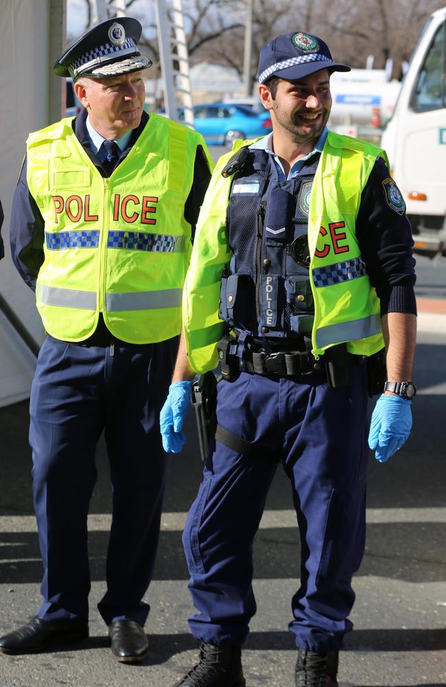 Mr Fuller (left) will be telling officers to crack down on those breaching public health orders.