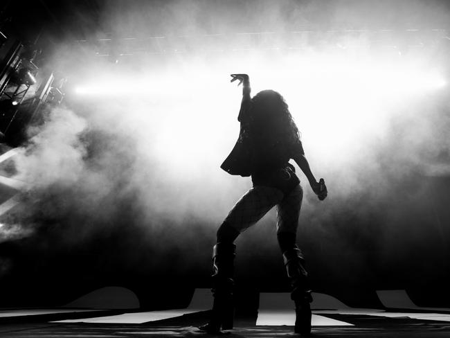 Charli XCX performing at the Laneway Festival in Sydney on Sunday Feb 9, 2025. Picture: Henry Redcliffe.,